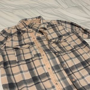 O’Neill Pink and Grey Shacket